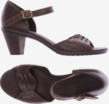 TIMBERLAND Sandals & High-Heeled Sandals in 38 in Brown: front