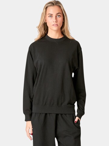 TEESHOPPEN Sweatshirt in Black: front