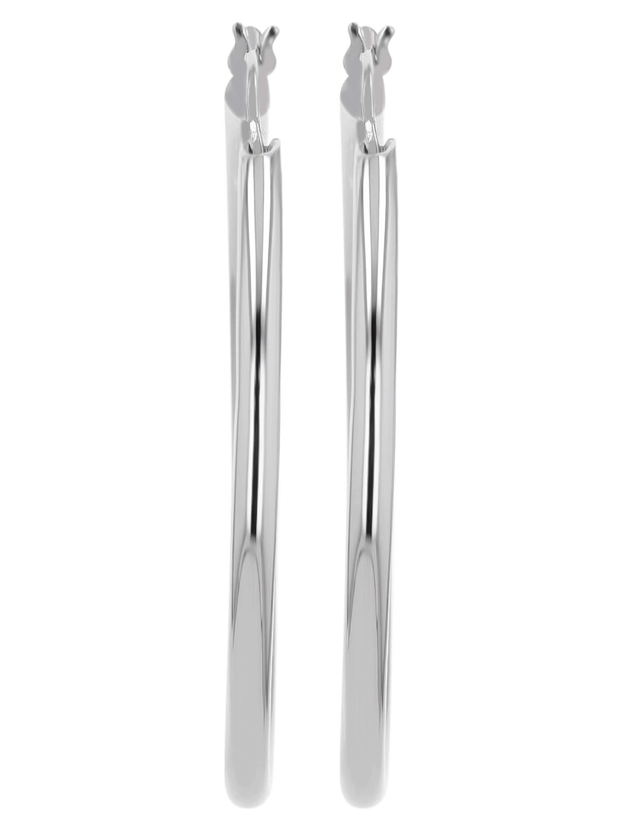 Akzent Earrings '"Ninfea" aus 925 Sterlingsilber, rhodiniert, langlebig, Ø 20-50' in One size in Silver, Item view