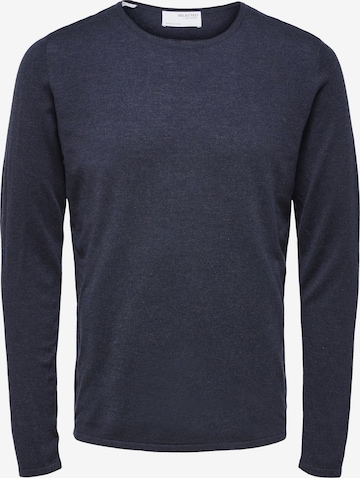 SELECTED Pullover 'SLHROME' in Blau: Vorderseite