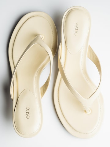 Estro Teenslipper '25120-53' in Geel
