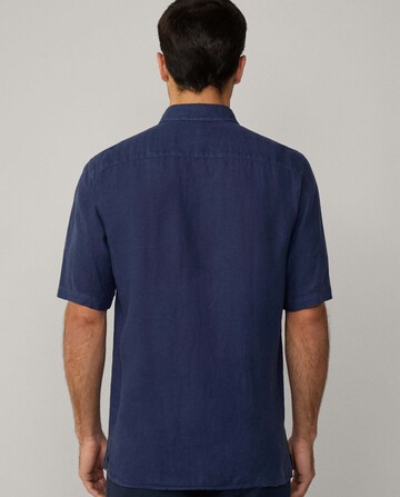 Hackett London Slim Fit Hemd in Blau