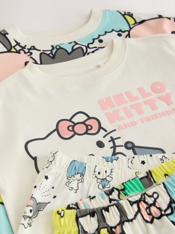 Next Schlafanzug 'Hello Kitty' in Beige