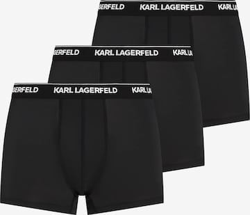 Karl Lagerfeld - Calzoncillo boxer en negro: frente