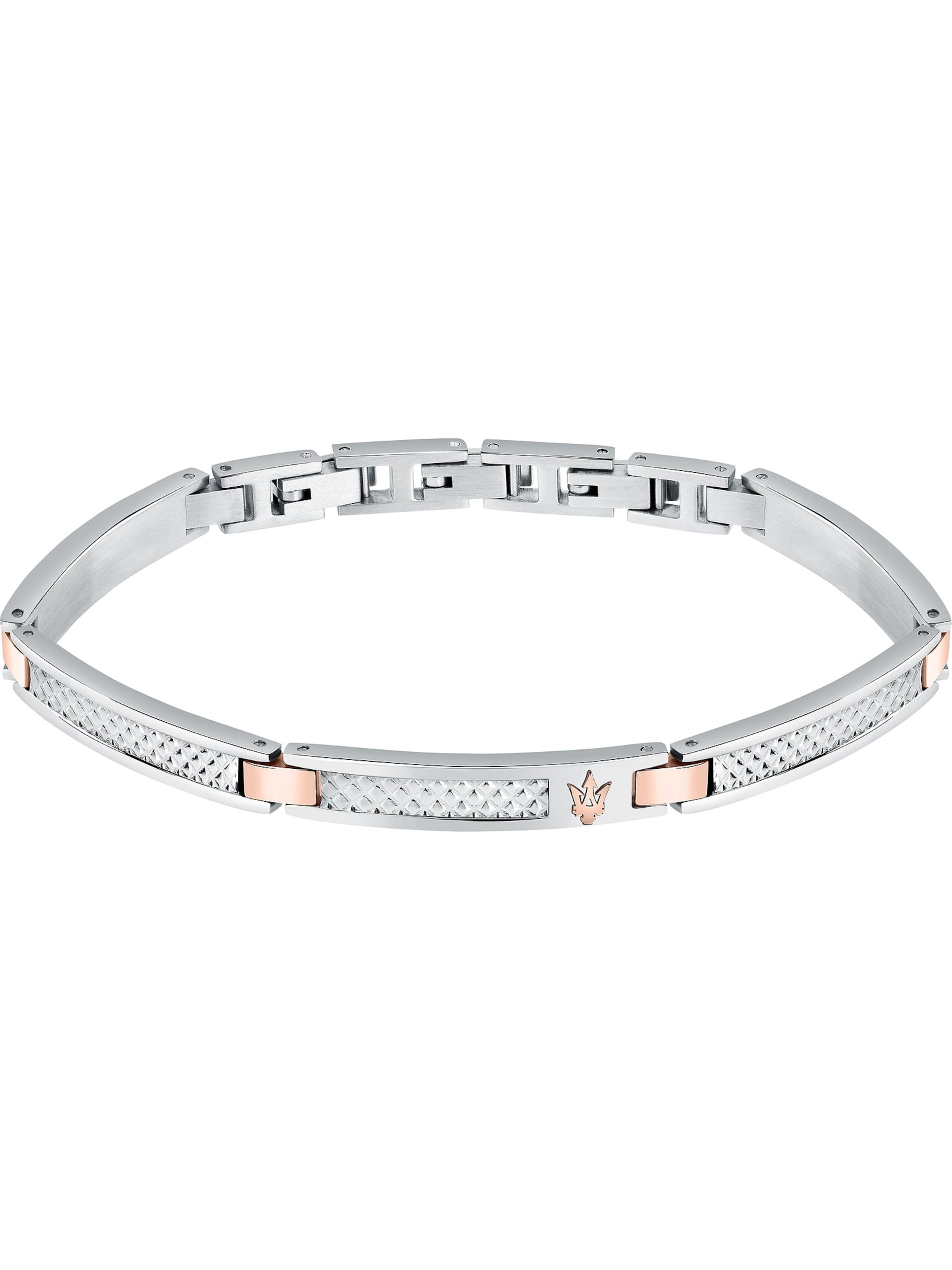 Maserati Bracelet in Silver: front