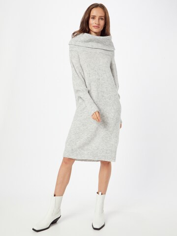 ONLY Knitted dress 'Stay' in Grey