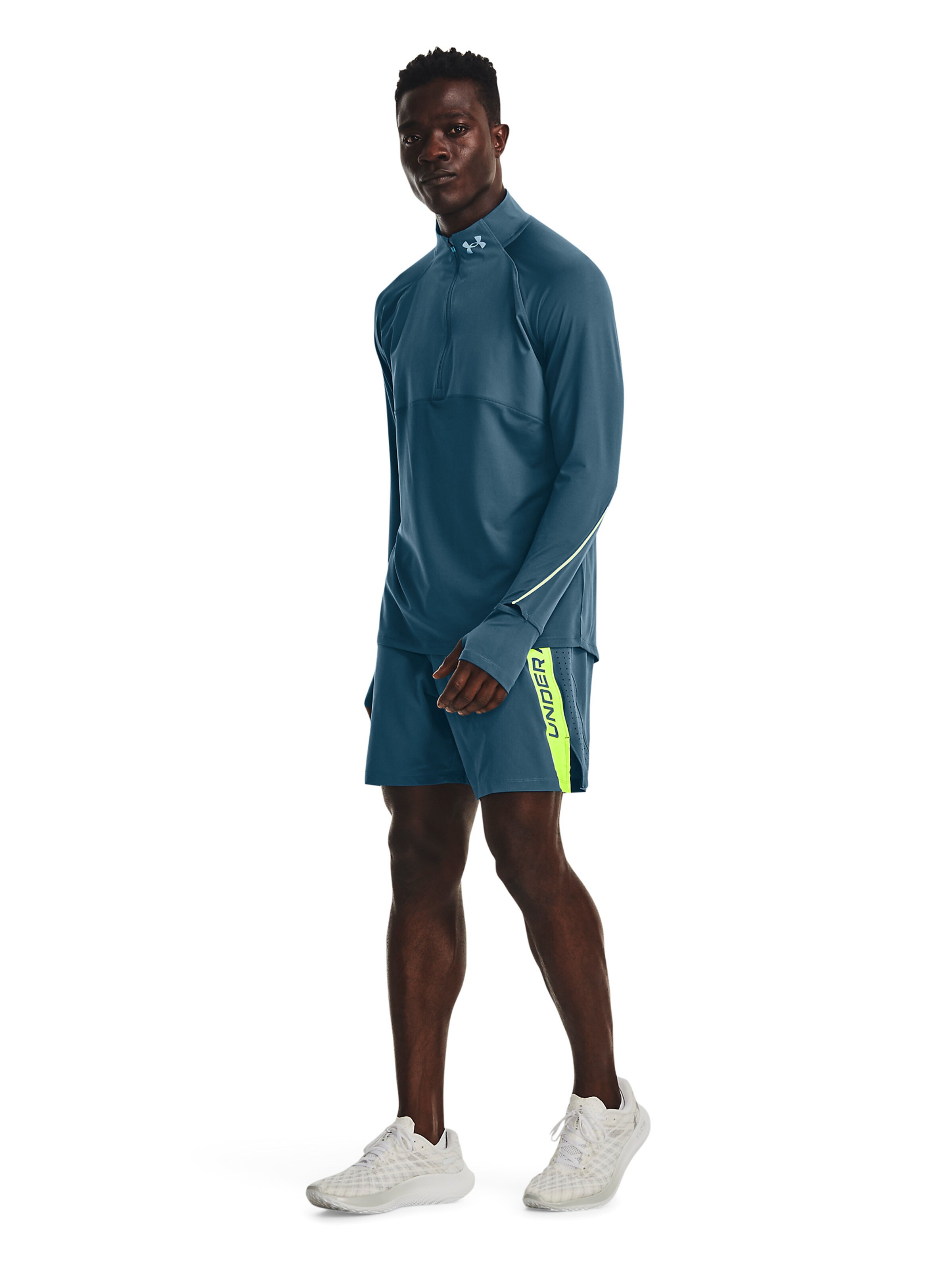 UNDER ARMOUR Regular Workout Pants 'Launch Elite 7' in Blue