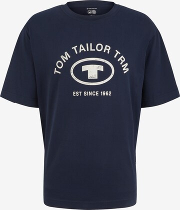 TOM TAILOR Shirt in Blue: front