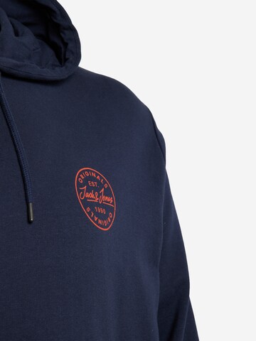 Jack & Jones Plus - Sudadera 'Shark' en azul