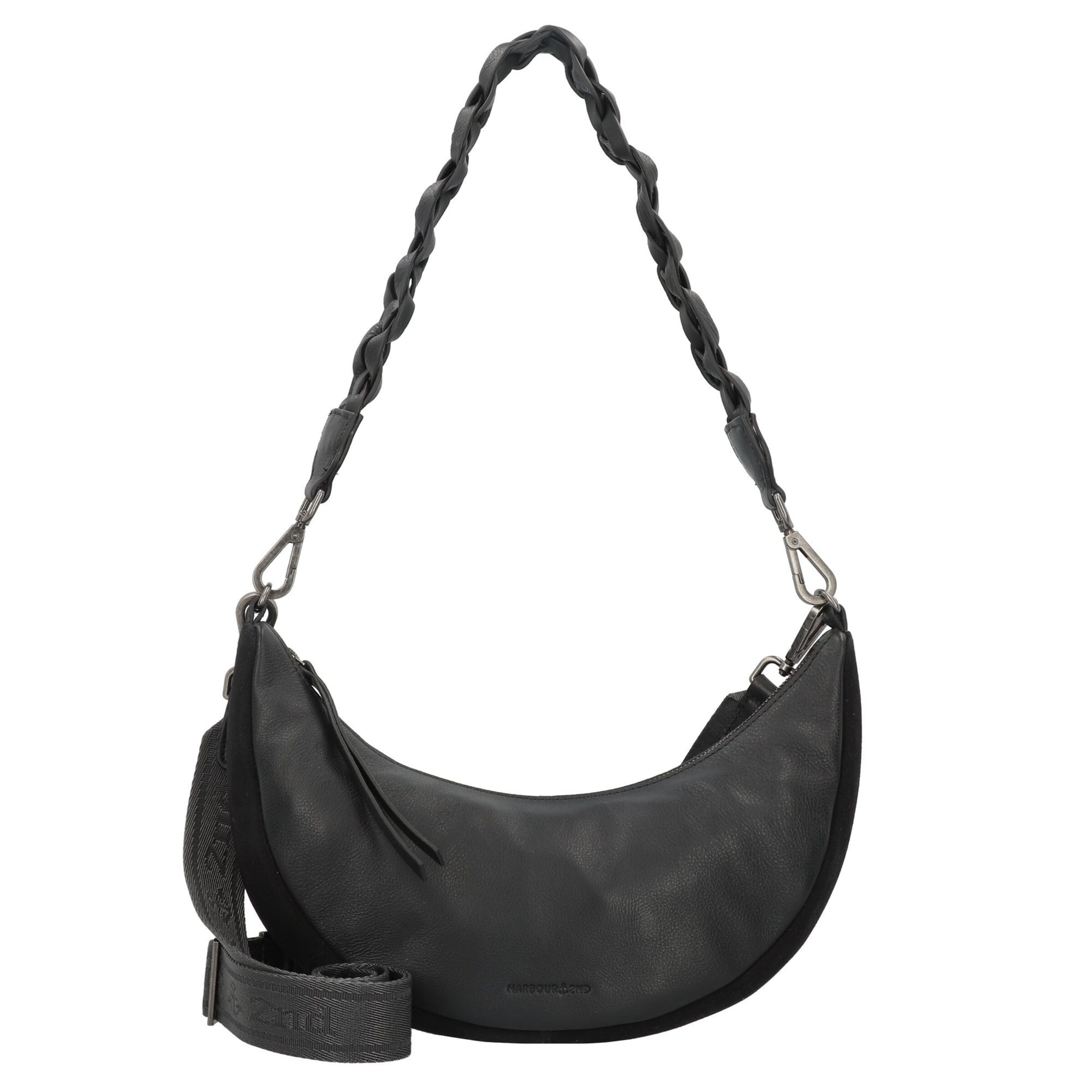 Harbour 2nd Schultertasche 'Just Pure' in Schwarz: Vorderseite