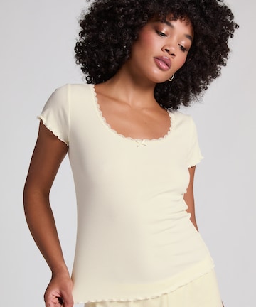 Chemise de nuit Hunkemöller en jaune : devant