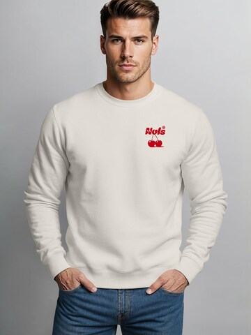 Neverless Sweatshirt 'Cherry Vignola' in Beige