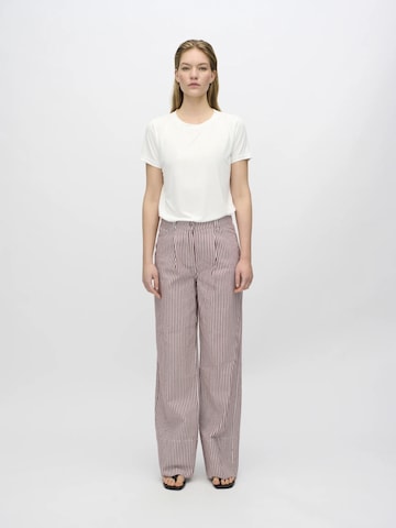 Wide Leg Pantalon 'Elisa' minimum en marron