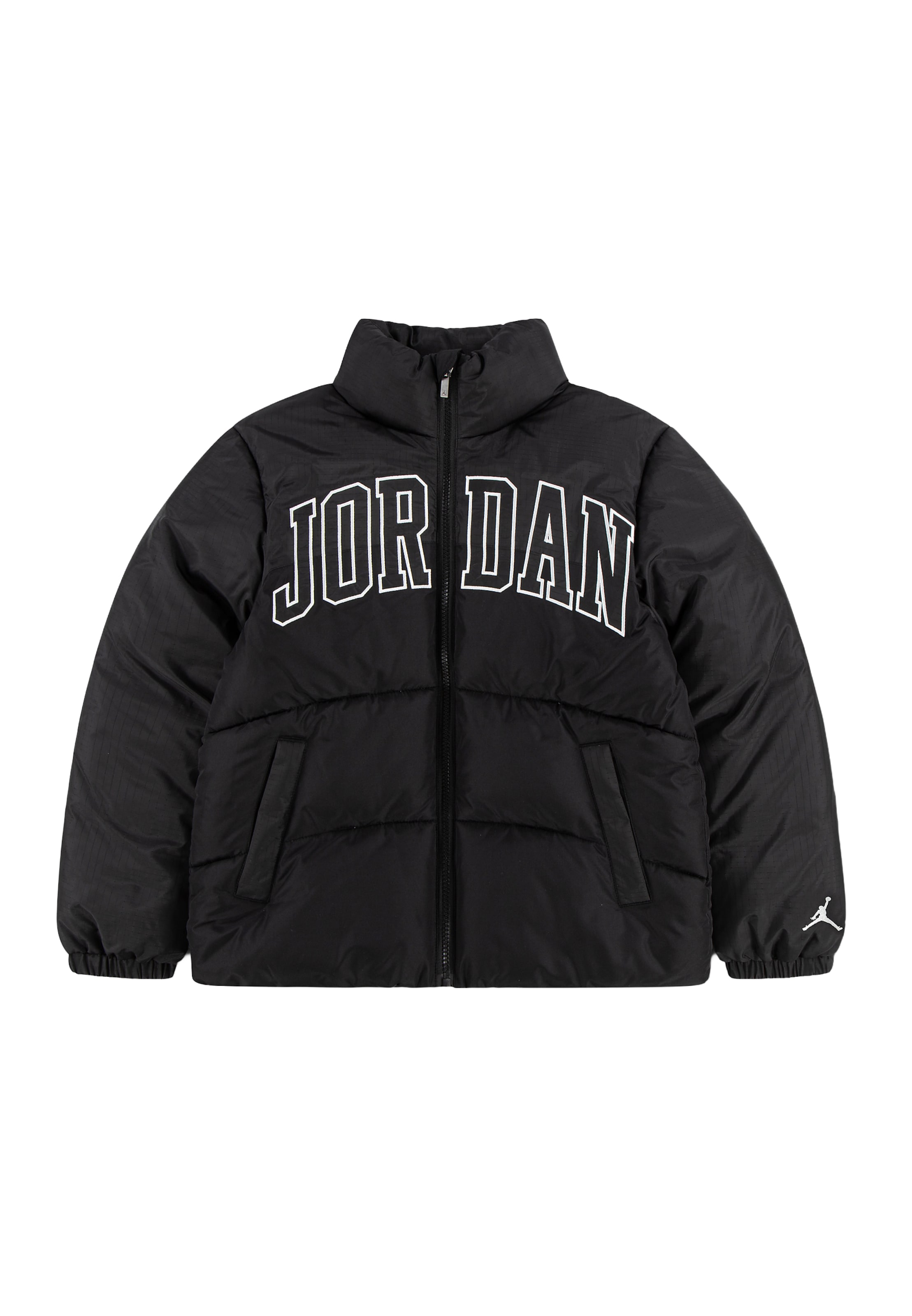 Veste mi-saison Jordan en noir : devant