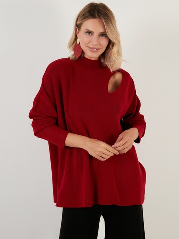 Pull-over LELA en rouge