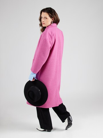 PIECES Curve Between-seasons coat 'PCJILI' in Pink