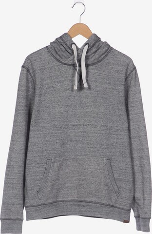 TOM TAILOR Sweatshirt & Zip-Up Hoodie in L in Grey: front