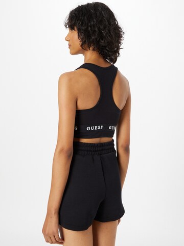 GUESS Push-up Biustonosz sportowy 'Aline' w kolorze czarny