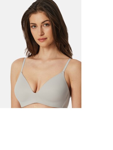 SCHIESSER T-shirt BH ' Invisible Soft Padded ' in Grijs: voorkant