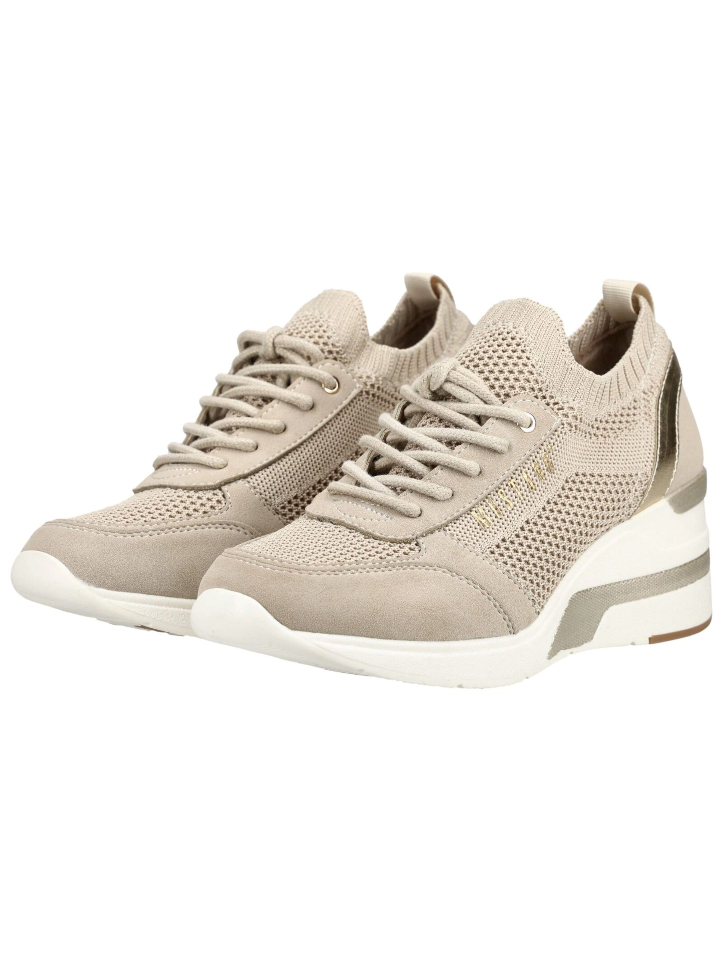 MUSTANG Platform trainers in Beige