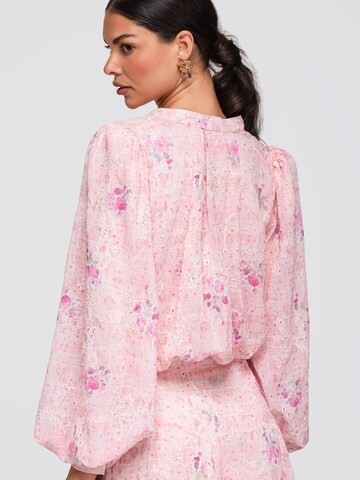Ombre - Blusa en rosa