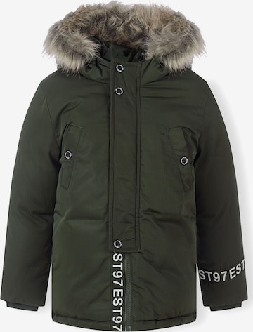 MINOTI Zimska jakna | zelena barva: sprednja stran