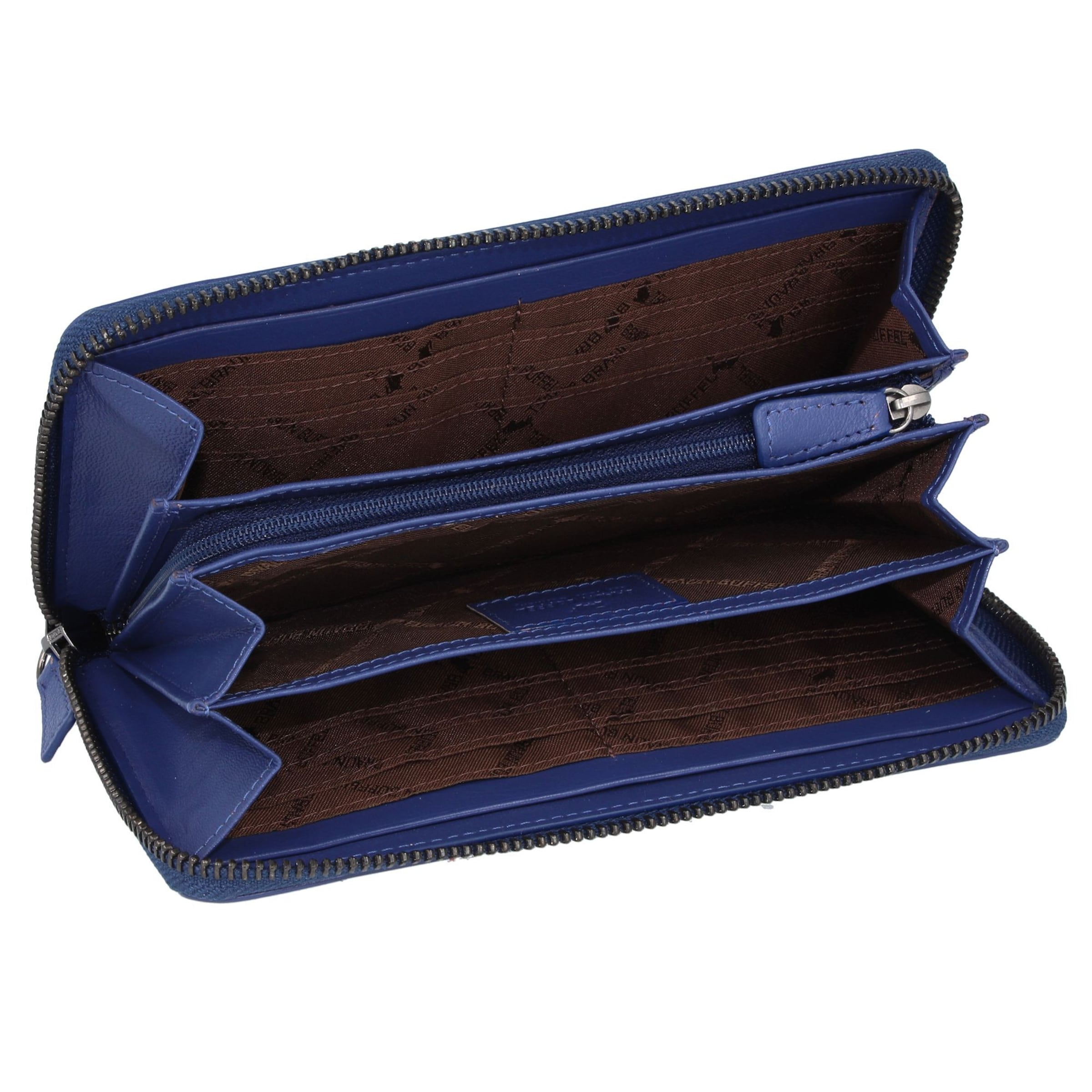 Portamonete 'Anna' di Braun Büffel in blu