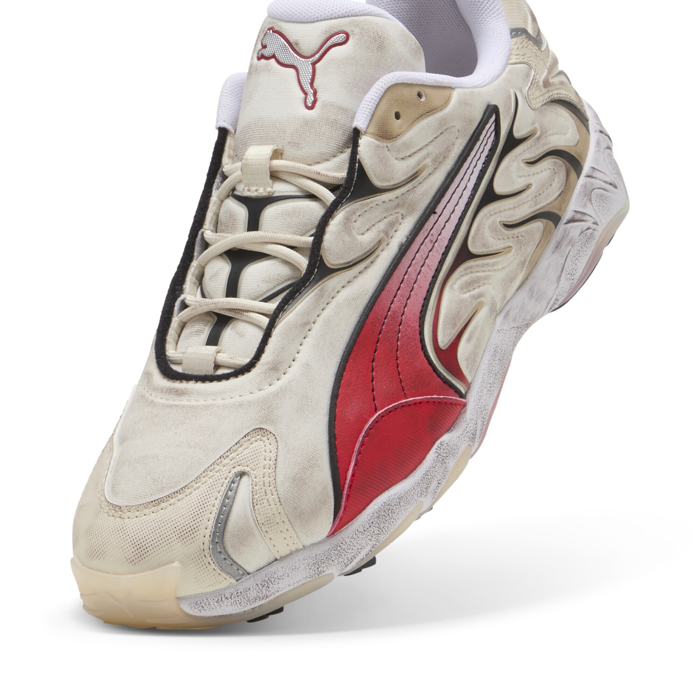 PUMA Platform trainers 'Inhale Distressed' in White