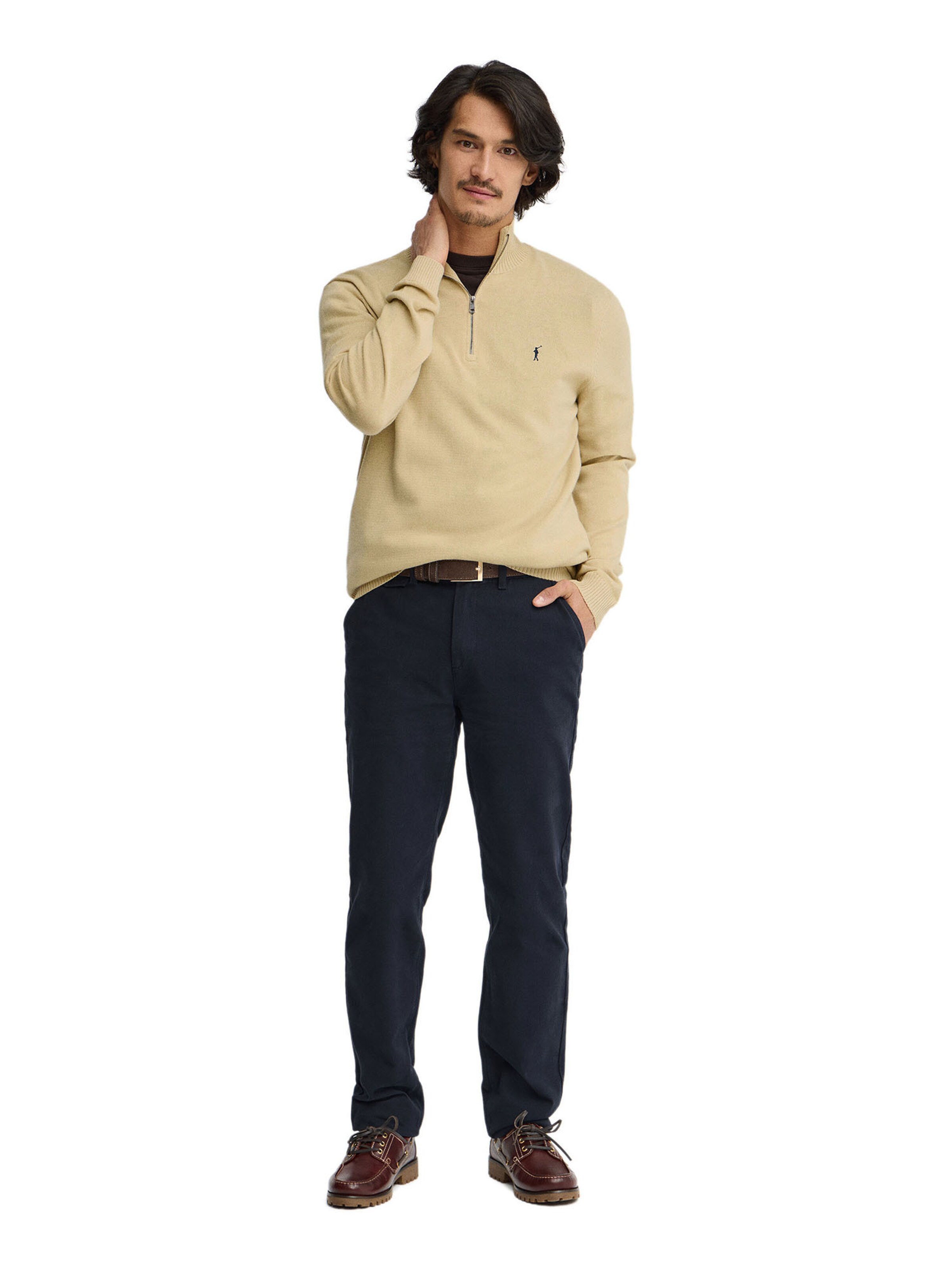 Polo Club Pullover 'Rigby' in Beige