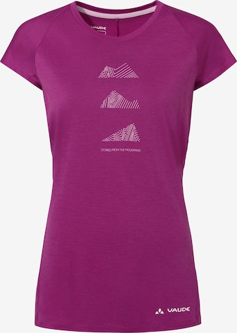 VAUDE Funktionsshirt 'Tekoa ' in Lila: Vorderseite