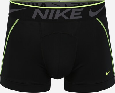 NIKE Športne spodnjice | neonsko zelena / črna barva, Prikaz izdelka