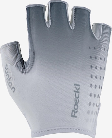 Roeckl Athletic Gloves 'Istia' in Grey: front