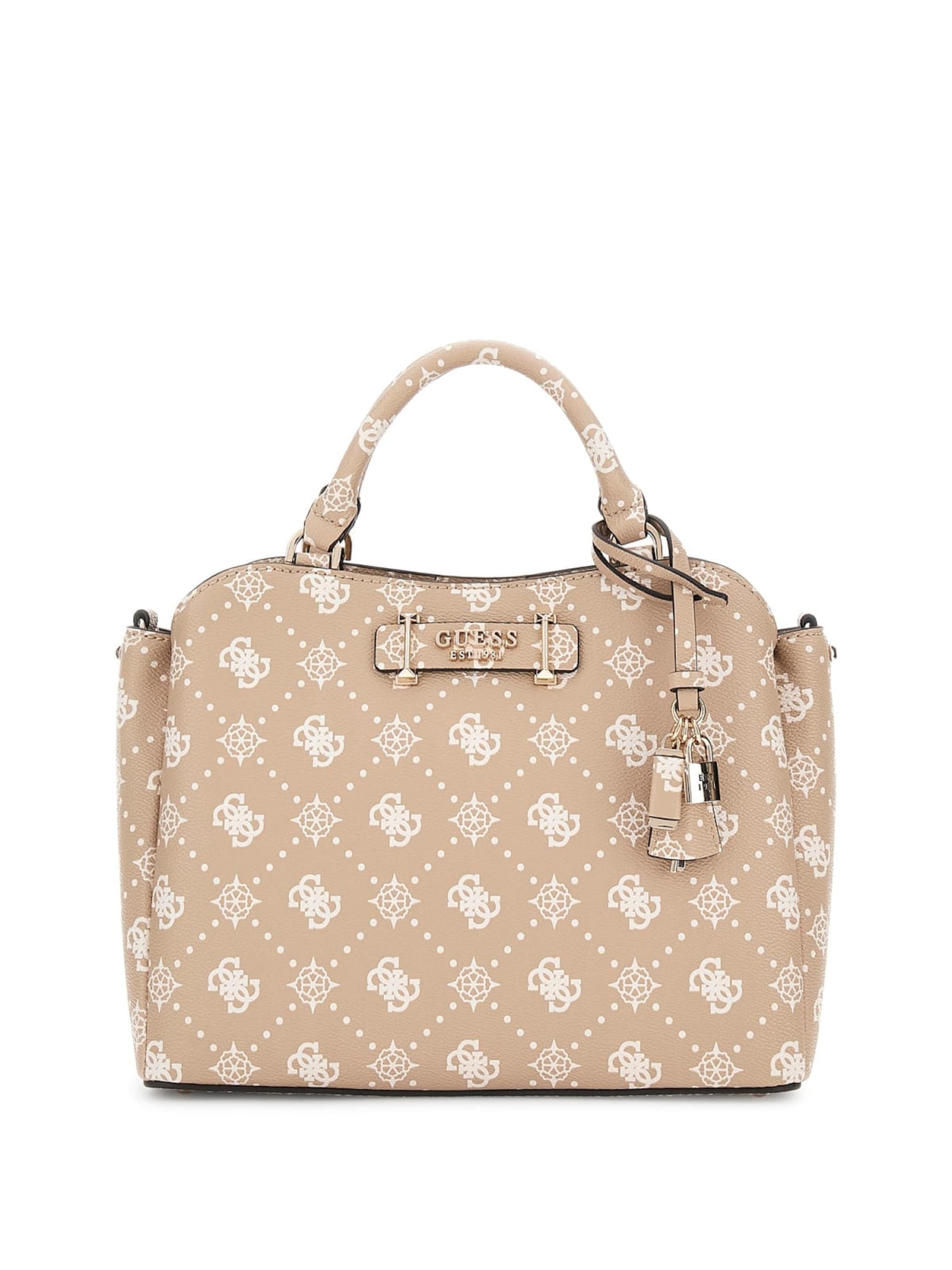 Sac à bandoulière 'Guess Sac BandouliÃ¨re Silia Girlfriend Sat Biscotti Logo GP989006' GUESS en rose : devant
