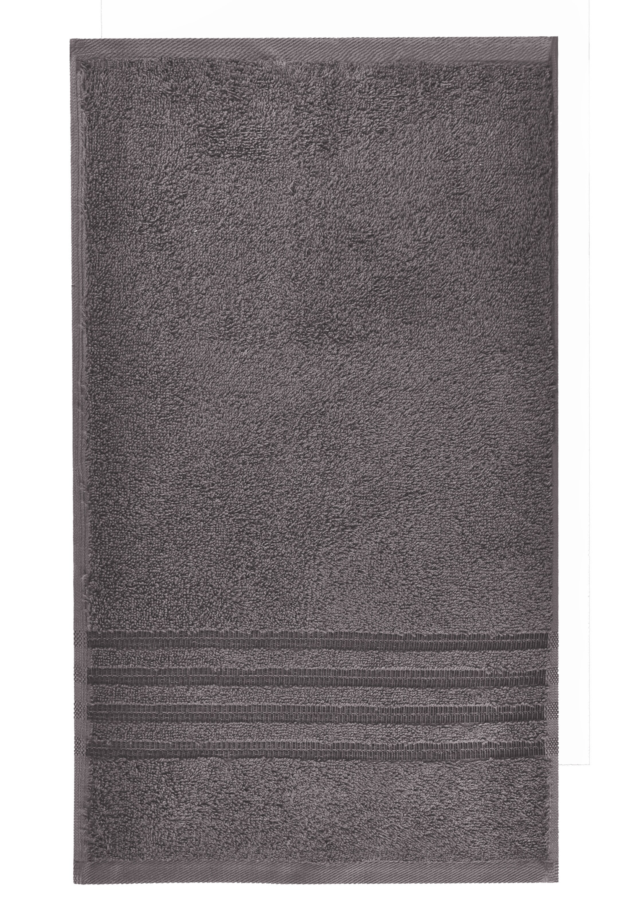 SCHIESSER Towel 'Milano' in Grey