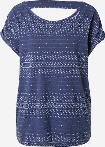 Ragwear T-Shirt 'Heiddie' in Blau: predná strana