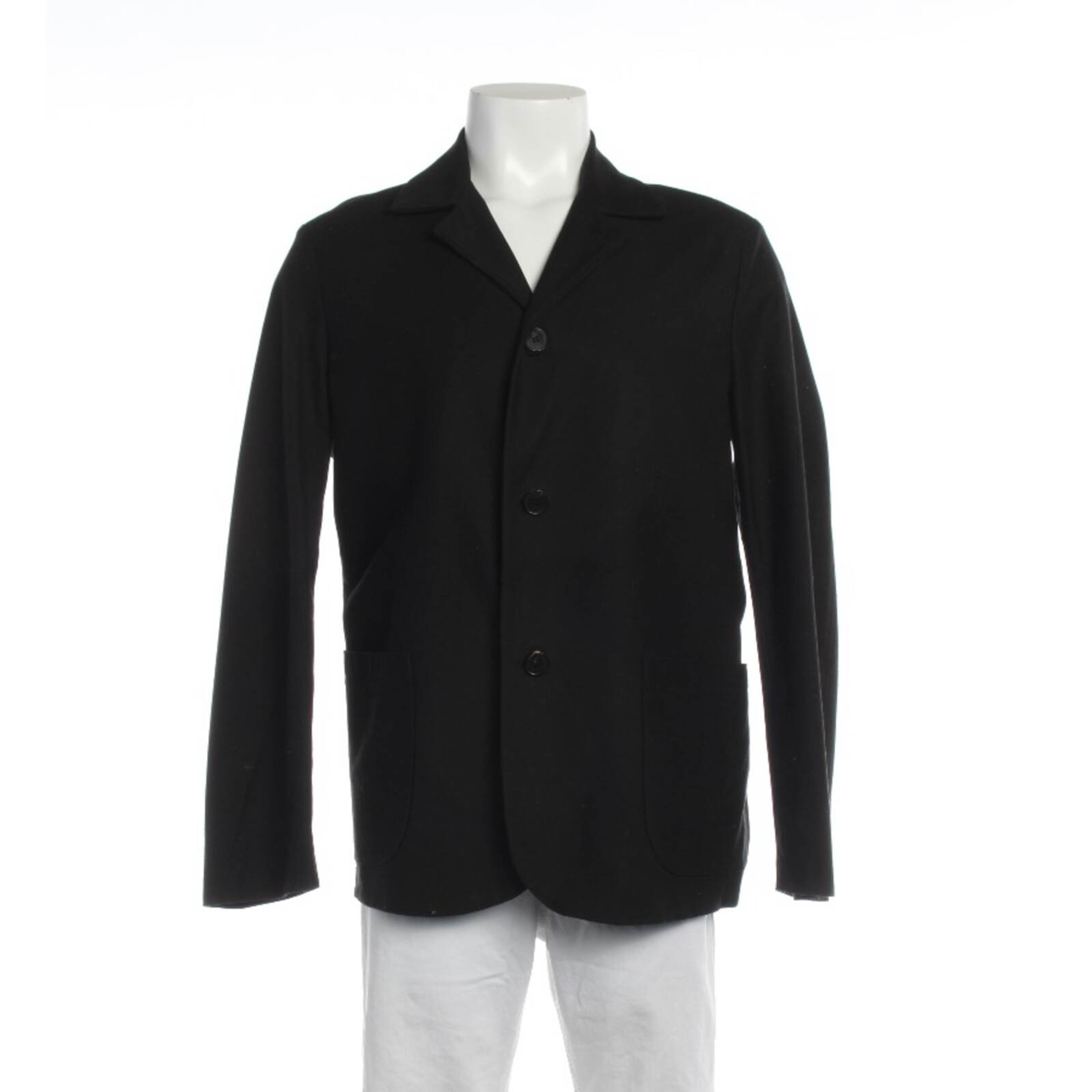 Harris Wharf London Suit Jacket in M in Black: front