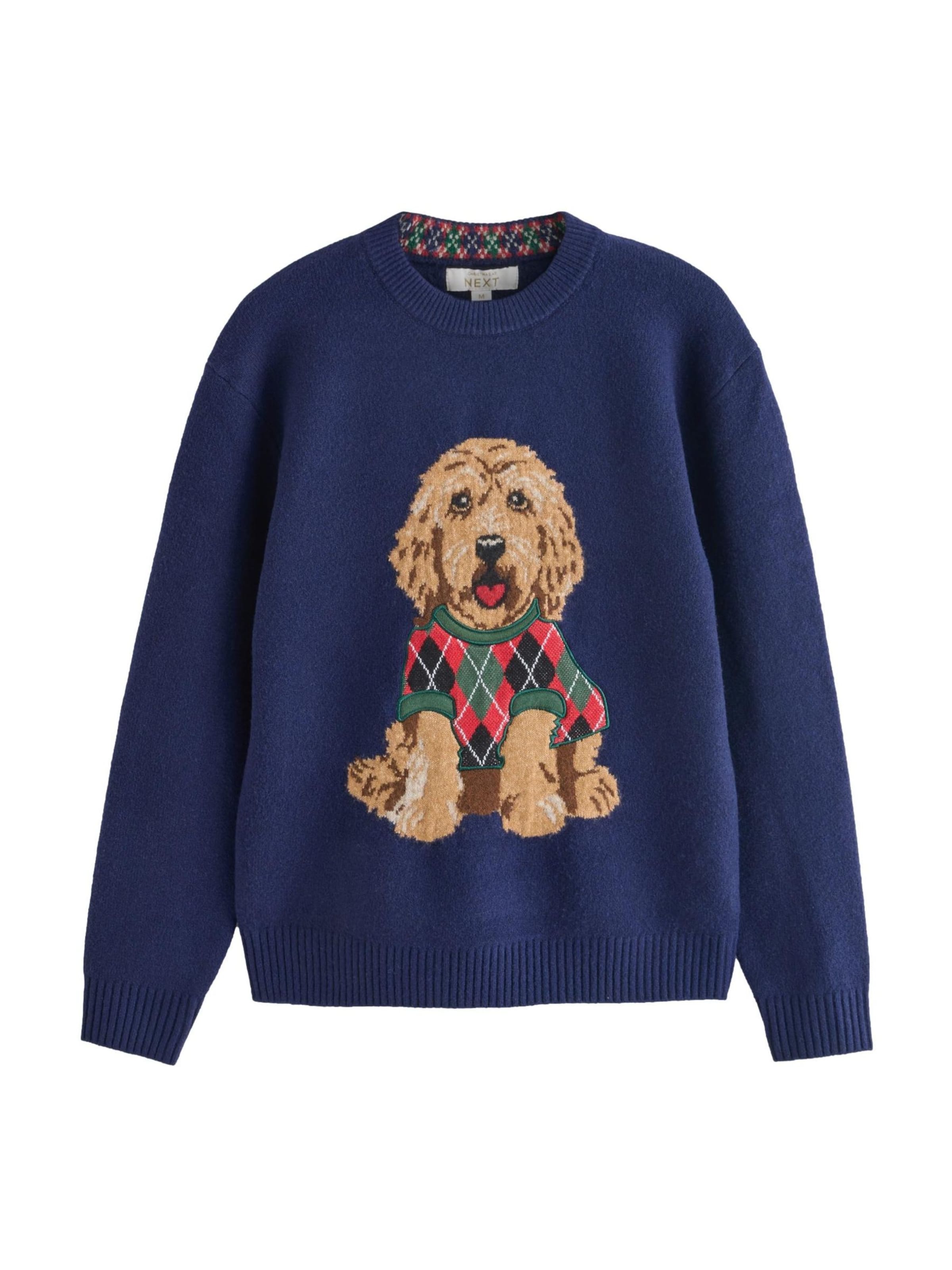 Next Πουλόβερ σε μπλε: μπροστά