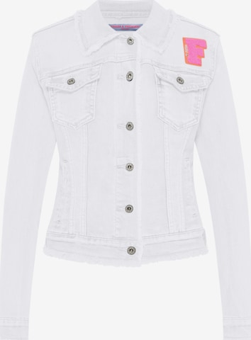 Frieda & Freddies NY Between-Season Jacket in White: front