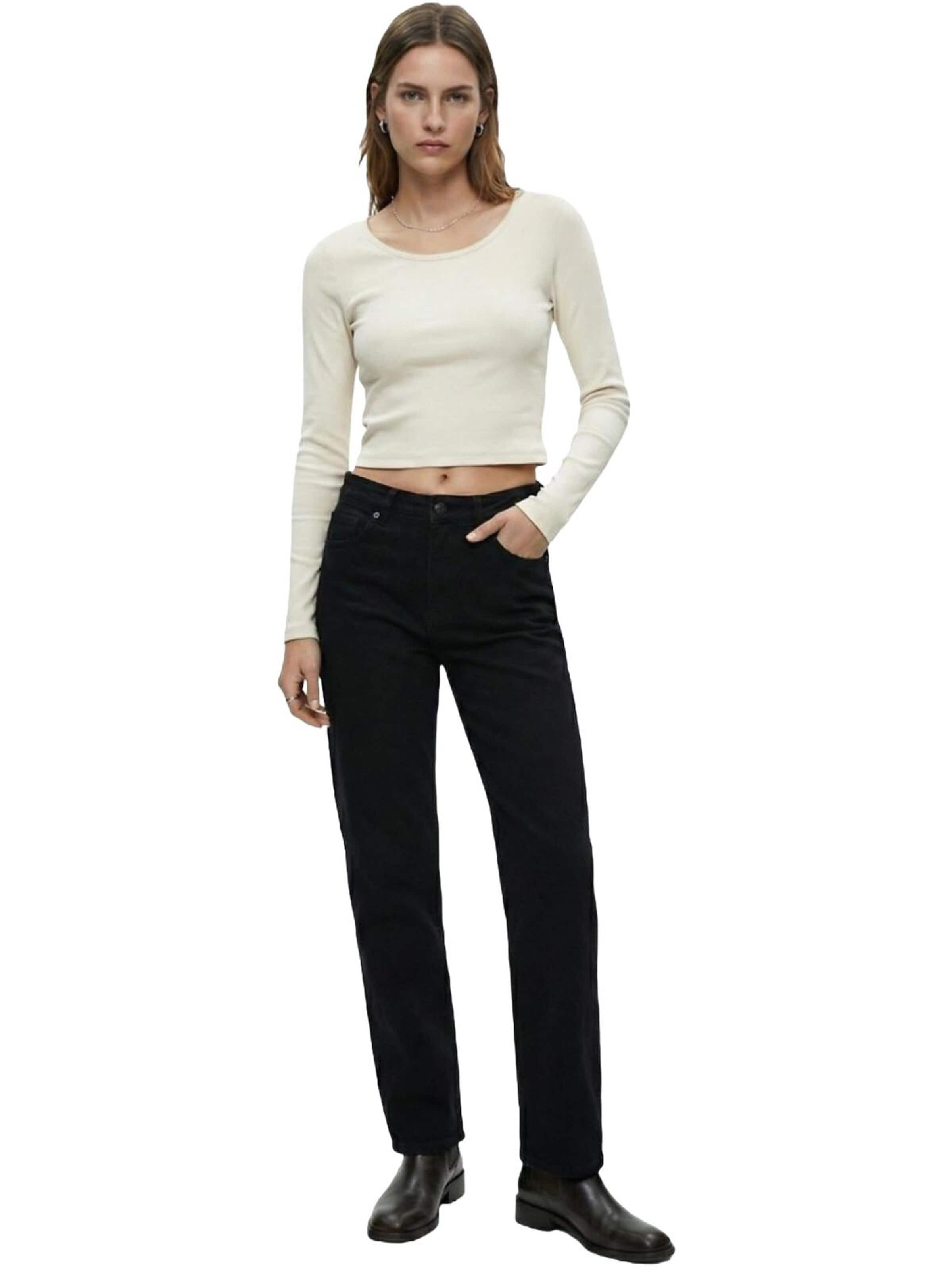 LTB Jeans - Slimfit Vaquero 'LTB Jeans Neue Wanda Straight Leg Jeanshose' en negro: frente