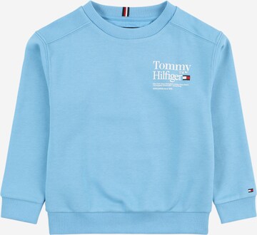 TOMMY HILFIGER Mikina - Modrá: predná strana