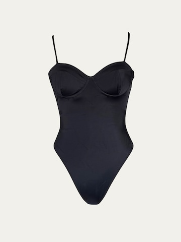Billie Swim Badeanzug 'Bari One Piece'‌‌‌‌‌‌ in Schwarz: Vorderseite
