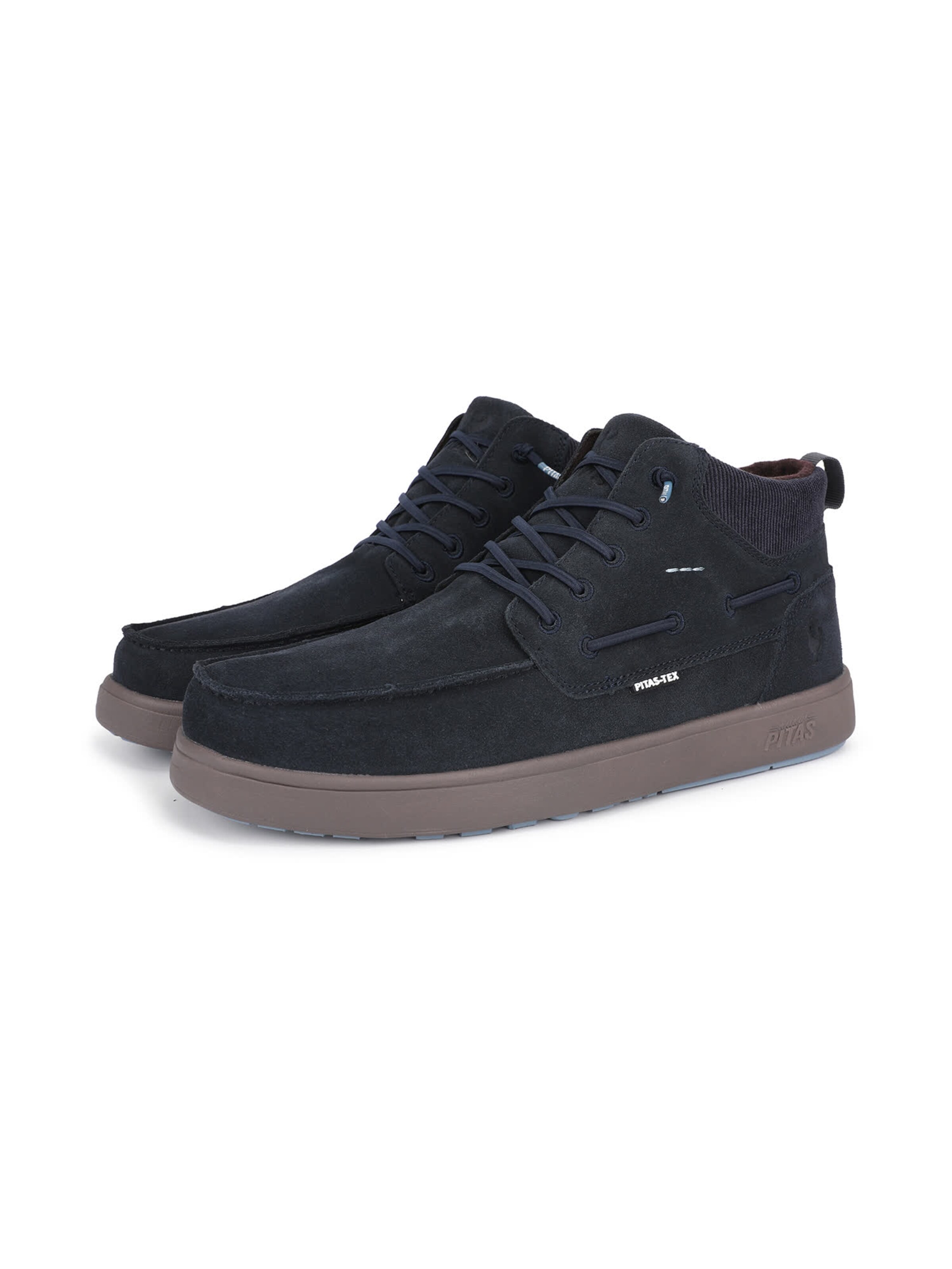 Walk In Pitas Lace-up boots 'KentT II' in Blue: front