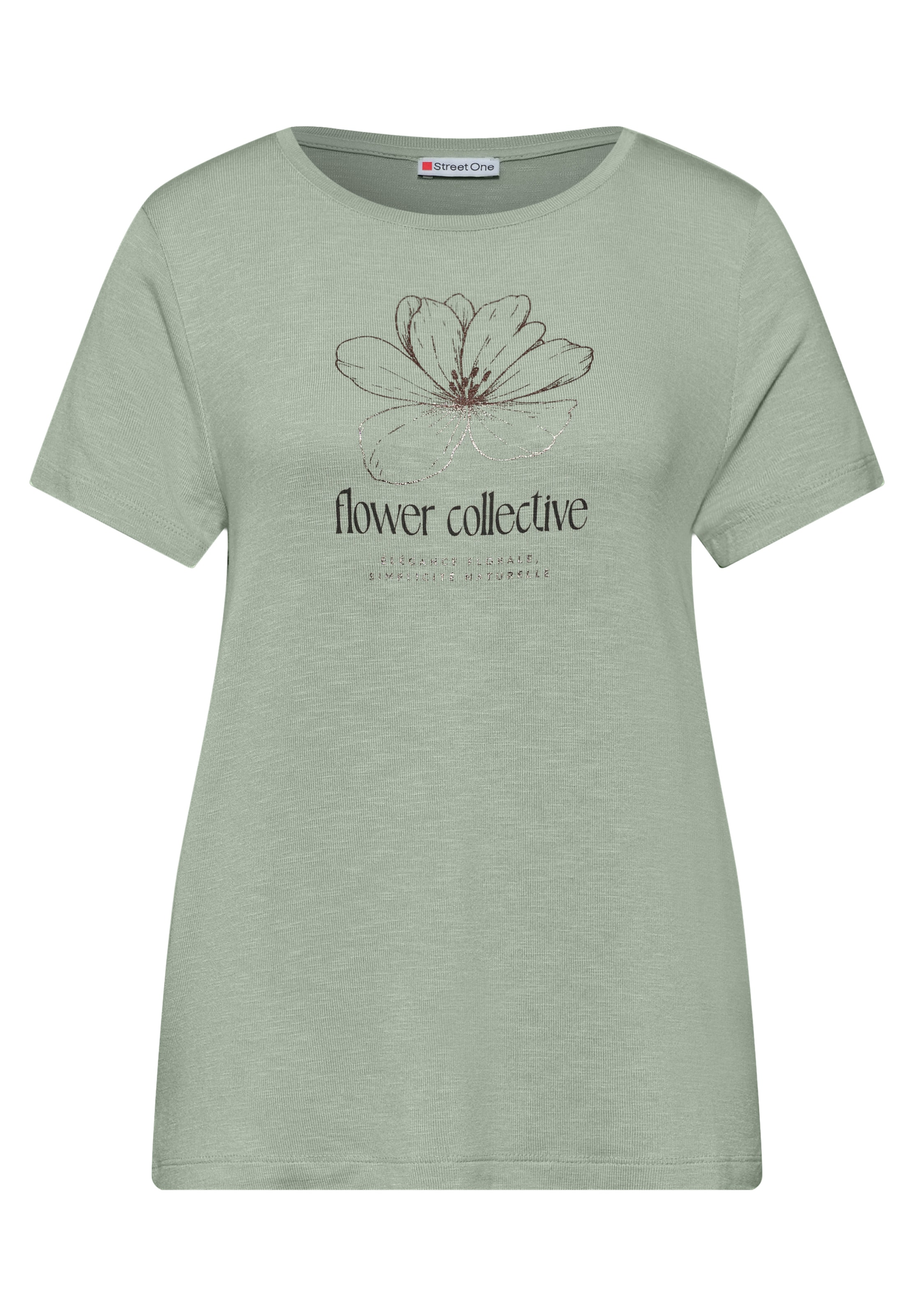 STREET ONE Shirt in Green: front