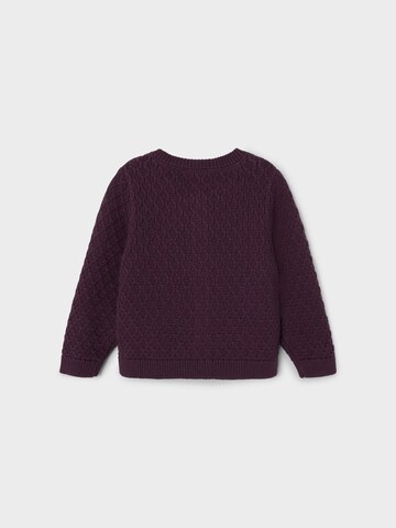 NAME IT Strickjacke 'LOMILLE' in Lila