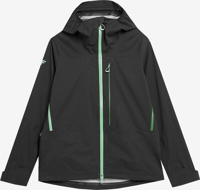 4F Outdoorjas in de kleur Groen / Zwart, Productweergave