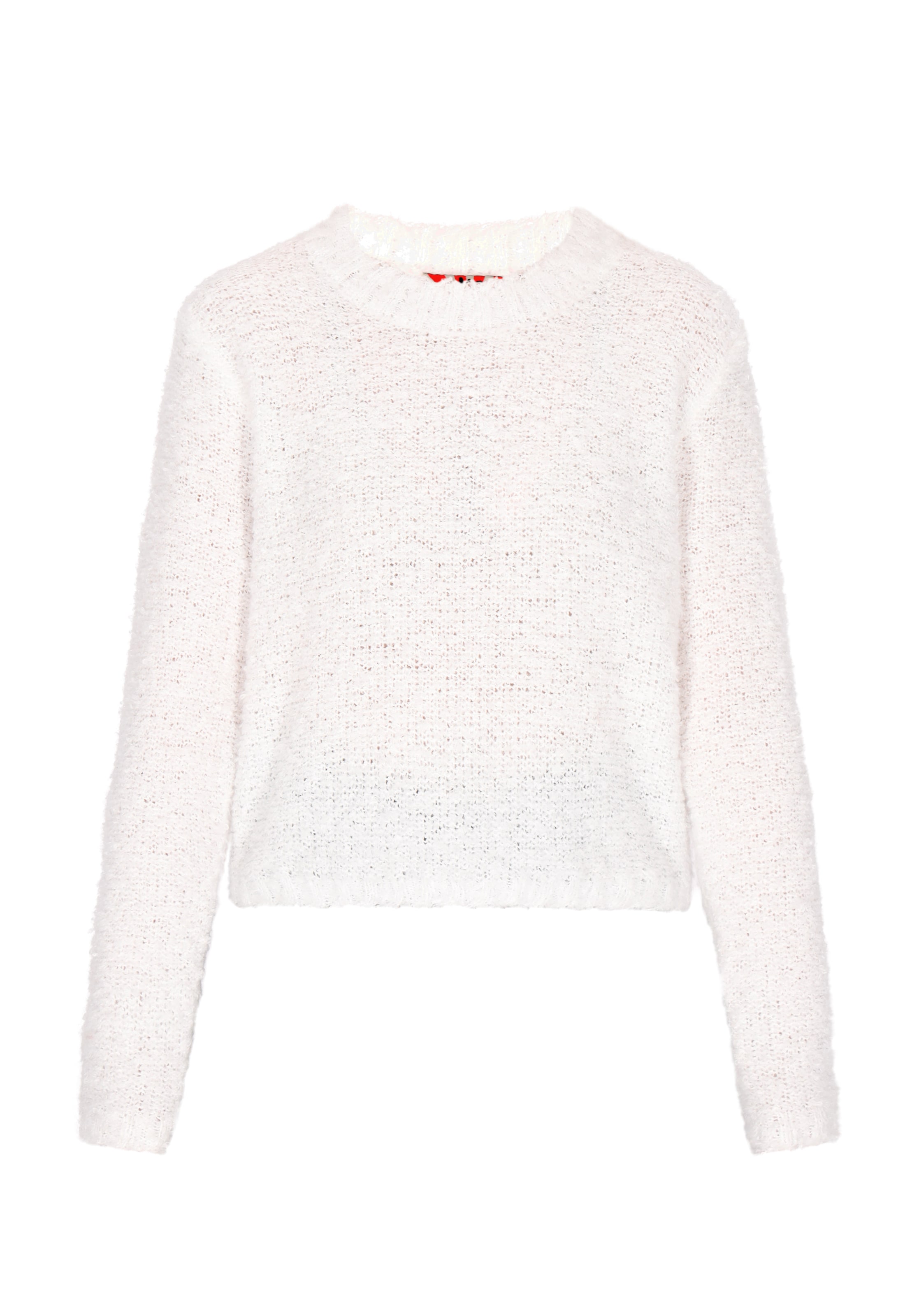 myMo ROCKS Πουλόβερ σε λευκό: μπροστά