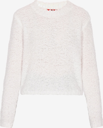 myMo ROCKSPulover - bijela boja: prednji dio