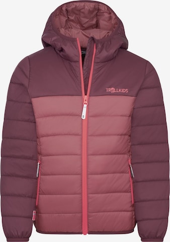 TROLLKIDS Outdoor jacket in Pink: front