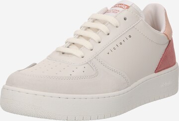 Sneaker bassa 'MADRID' di VICTORIA in beige: frontale