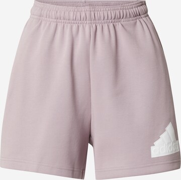 Regular Pantalon de sport 'BOS' ADIDAS SPORTSWEAR en violet : devant